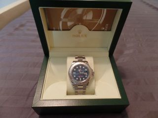 ROLEX YACHT - MASTER PLATINUM BLUE DIAL 40mm Automatic 126622 Cond 12