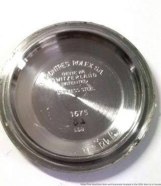 Vintage Rolex GMT Master Pepsi Bezel 1675 Mens 1960s men ' s Steel Watch 6