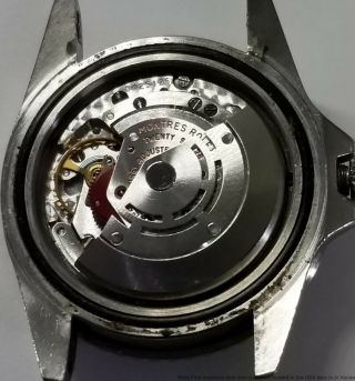 Vintage Rolex GMT Master Pepsi Bezel 1675 Mens 1960s men ' s Steel Watch 7