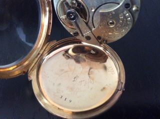 Lovely Rare 18ct Solid Gold French Pocket Watch Circa 1800 11