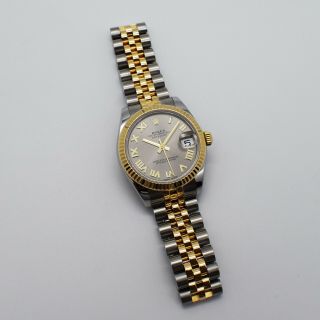 Rolex Datejust 178273 Steel & 18K Yellow Gold Ladies ' Jubilee Bracelet Watch 2