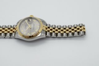 Rolex Datejust 178273 Steel & 18K Yellow Gold Ladies ' Jubilee Bracelet Watch 7