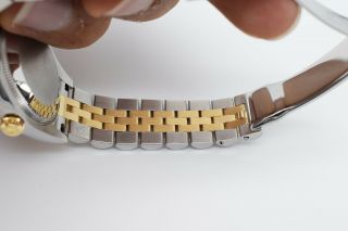 Rolex Datejust 178273 Steel & 18K Yellow Gold Ladies ' Jubilee Bracelet Watch 9