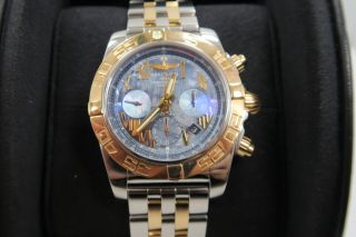 Breitling Chronomat 44 CB0110 Two Tone 18K Rose Gold/Steel Automatic Men ' s Watch 4