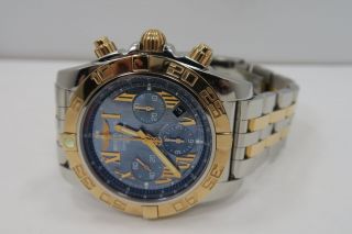 Breitling Chronomat 44 CB0110 Two Tone 18K Rose Gold/Steel Automatic Men ' s Watch 7
