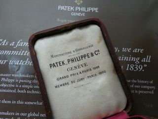 ANTIQUE PATEK PHILIPPE POCKET WATCH BOX CASE 4