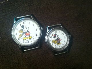 Set Of Mens Mickey Mouse & Women 