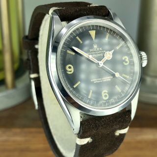 1965 Vintage Rolex Explorer 1016 Gilt Tropical Brown Dial 6