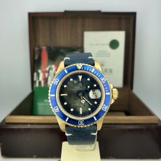 1981 Vintage Rolex Submariner 16808 Full Tropical Dial Full Set Papers Box 8