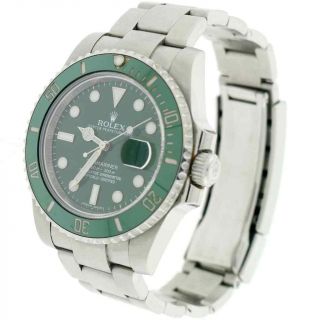 Rolex Submariner Hulk Ceramic Green Bezel/Dial 40mm Steel Watch 116610 6