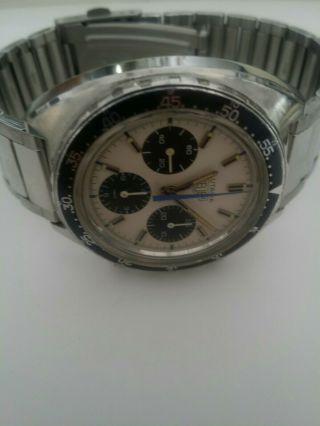 Vintage Heuer Autavia Chronograph watch 73663 7