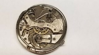 Antique Minute Repeater Chronograph Pocket Watch Movement