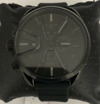 Men’s Diesel Dz4507 Ms9 Chronograph Silicon Strap Stainless Steel Wristwatch