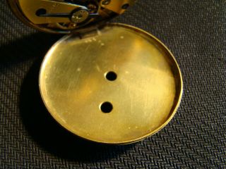 Antique 1800 ' s 18K Yellow Tobias & Co Liverpool Key Wind Pocket Watch Fancy Dial 8