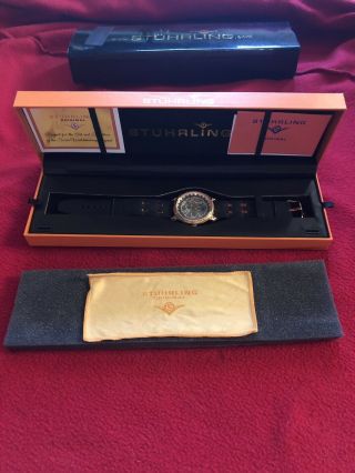 Stuhrling Automatic Never Worn In The Box W/all Origional Paperwork Awesome