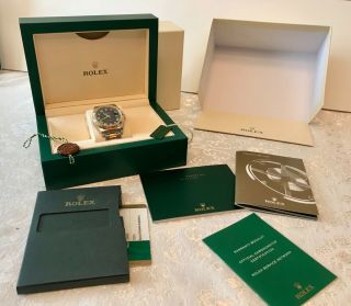 Rolex 116333 Date Just II Two Tone Black Dial with Gold Roman Numerals 2