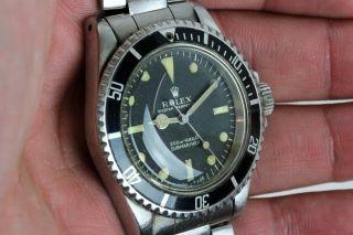 Vintage Rolex Submariner Dive Wristwatch Ref.  5513 Meters First NR c.  1967 6