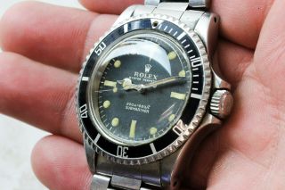 Vintage Rolex Submariner Dive Wristwatch Ref.  5513 Meters First NR c.  1967 7