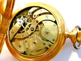 Antique 1889 Patek Phillippe 18K Yellow Gold pocket watch 3
