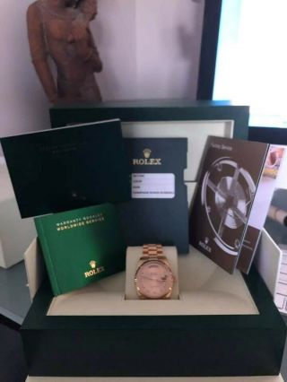 Rolex Day - Date President 40mm 18k Yellow Gold Watch Box/Papers 228238 2