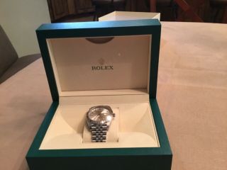Rolex Datejust Stainless - Steel And White Gold White Dial Jubilee 41mm Watch