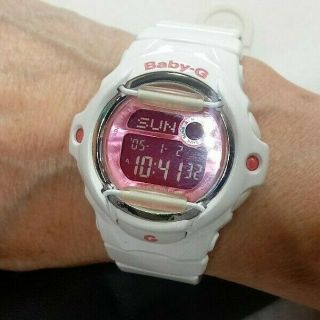 Women ' s CASIO BABY - G Mdl 3189 BG - 169R Dual Time Digital 200M Watch Battery 2