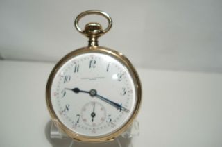 1906 Vacheron Constantin 14 Kt Gold 44 Mm Pocket Watch Presentation Serviced