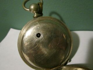 1864 Amer Waltham Wm Ellery Model 1857 Civil War Era Pocket Watch 18Size 11Jewel 6