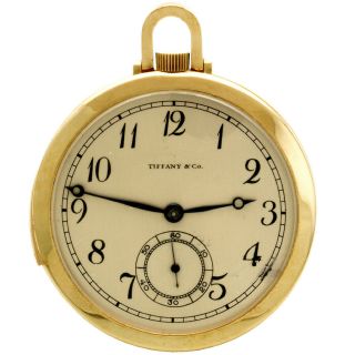 Tiffany Minute Repeater Gold Pocket Watch Ca1940s | 14 Size 14k Gold Case,  High