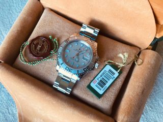 Rolex Yachtmaster 40mm Platinum With Box And Paper Work