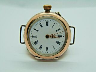 1900s Trench Pocket - Wrist Watch - Silver Case - Swiss Made - Gold Plated -