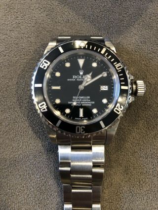 Rolex Sea - Dweller 4000 Auto 40mm Steel Mens Oyster Bracelet Watch Date 16600
