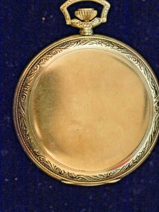 Very Rare Dudley model 1 Masonic Pocket Watch 14K sn 1133 c1920 2