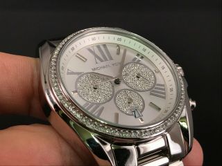 Michael Kors Mk - 6537 Chronograph 24 Hours Dual Time Date Quartz Unisex Watch