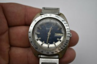 Vintage Benrus Electronic Citation Swiss Divers Watch Day Date 2