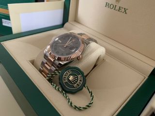 Rolex Datejust II - 2019 - Wimbledon Dial - Rose Gold 6
