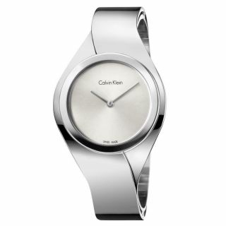 Ladies Calvin Klein Senses K5n2s126 Stainless Steel Bracelet Bangle Swiss Watch