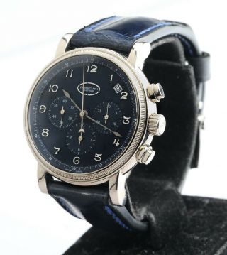 Parmigiani Fleurier Toric 18k White Gold Automatic Chronograph Wristwatch 7