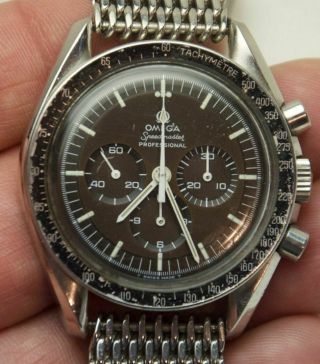 Rare Omega Speedmaster Pre Moon Don Chocolate Tropical Dial Ref.  145.  022 - 69 St