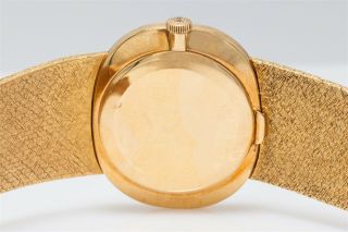 RARE $25,  000 Patek Philippe METEORITE DIAL 18k Yellow Gold Mens Dress Watch 96g 4
