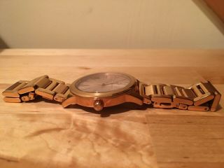 Michael Kors Women ' s Gold Toned Mid - size Watch 1.  5 inch Diameter 3