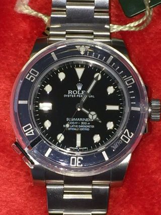 Rolex Submariner Automatic Black Dial Men ' s Watch Model 114060 7