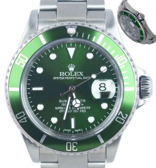2004 Rolex Submariner Date Green 