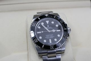 Rolex Submariner 114060 Black Ceramic Stainless Steel Watch Box & Papers 2016 6