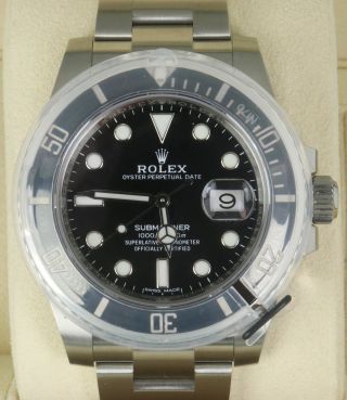 MAY 2019 Rolex Submariner Date 116610 LN Black Ceramic 40mm Dive Watch 5