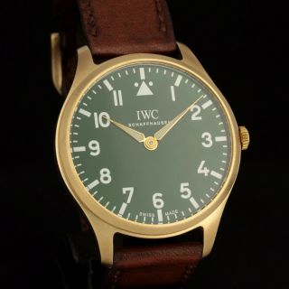 Iwc Mens International Watch Co Military Wristwatch Swiss Antique 1914 M,  Bronze