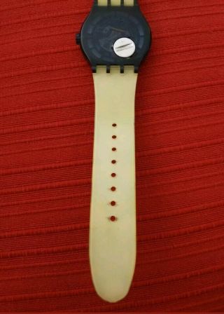 RARE Authentic SWATCH WATCH SUDN101 XL X - VERSION - BLACK SHEEP TOO sheeps gn150 5