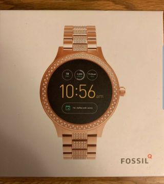 Fossil Q Gen 3 Venture Rose Gold Bracelet Touchscreen Smart Watch Ftw6008