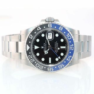 2018 PAPERS Rolex GMT Master II 116710 BLNR Steel Ceramic Batman Blue Watch Box 2