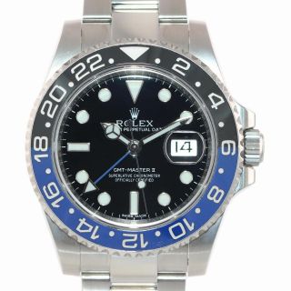 2018 PAPERS Rolex GMT Master II 116710 BLNR Steel Ceramic Batman Blue Watch Box 3